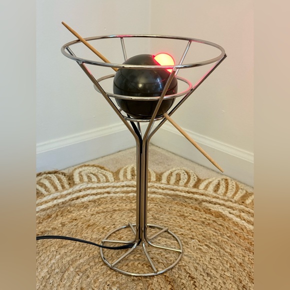 Vintage🍸 1993 Artistic Bar Martini Lamp - Picture 1 of 4
